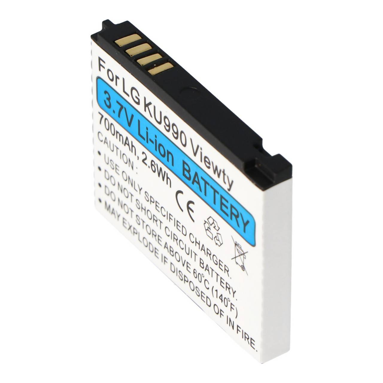 AccuCell Akku passend für LG Shine HB620T, KE998, KU990, CU915
