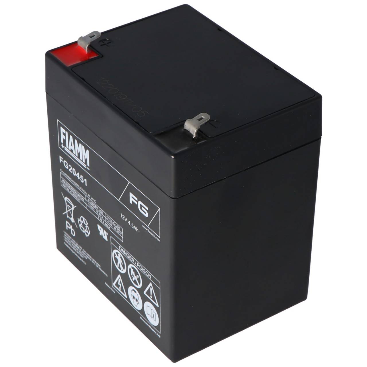 Fiamm FG20451 Akku 4,5Ah 12 Volt Bleiakku
