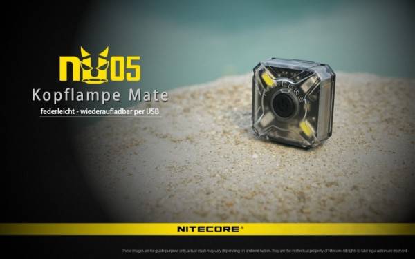 Nitecore NU05 LED Warnlicht 4 Hochleistungs-LED´s