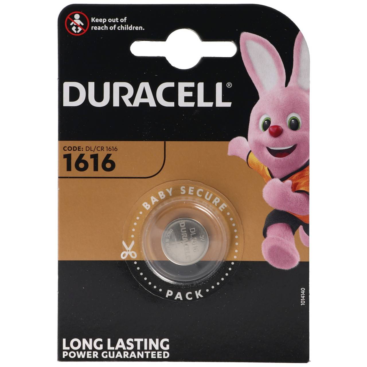 Duracell Knopfzelle CR 1616 3 V 1 St. 45 mAh Lithium DL1616