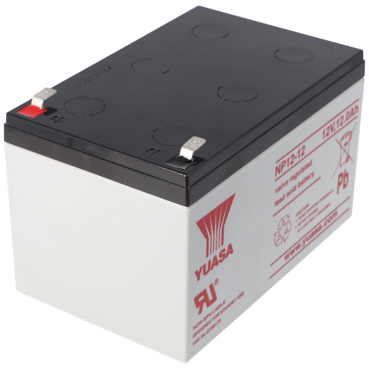 YUASA NP12-12 Akku Blei PB 12 Volt 12000mAh