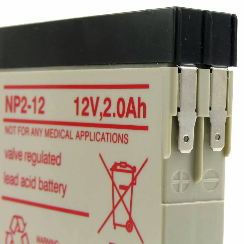 YUASA NP2-12 Akku Blei PB 12 Volt 2000mAh, nicht mehr lieferbar, dafür liefern wir einen baugleichen Akku