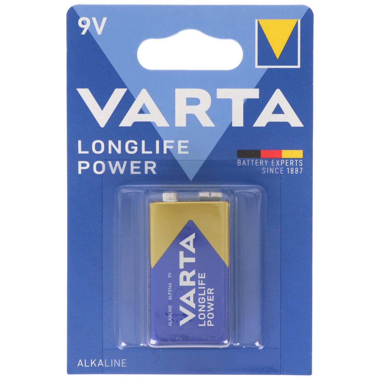 Varta Longlife Power (ehem. High Energy) 9V E-Block 4922 Batterie 20er Box in Folie