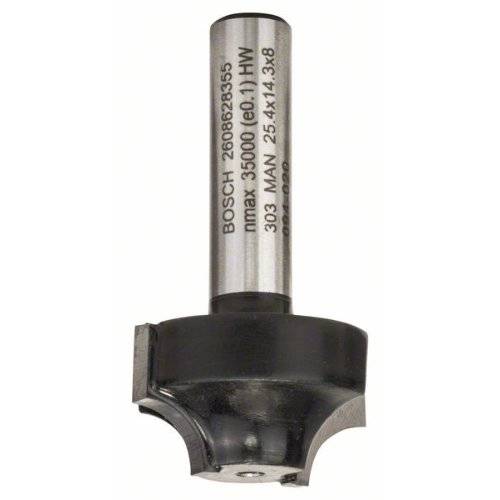 Bosch Accessories 2608628355 Profilfräser Länge 46 mm Produktabmessung, Ø 25.4 mm Schaftdurchmesser 8 mm