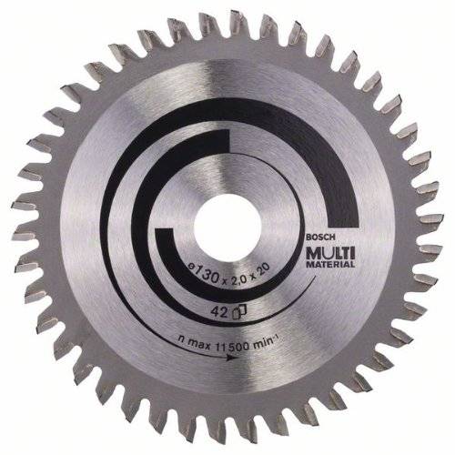 Bosch Accessories Multi Material 2608641195 Hartmetall Kreissägeblatt 130 x 20 x 2 mm Zähneanzahl: 42 1 St.
