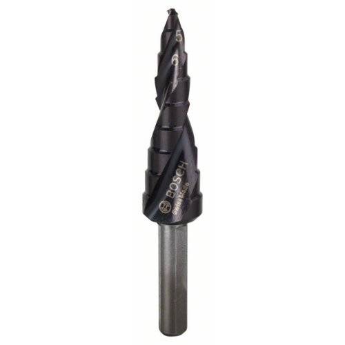 Bosch Accessories 2608588065 HSS Stufenbohrer 4 - 12 mm TiAIN Gesamtlänge 66.5 mm 3-Flächenschaft 1 St.