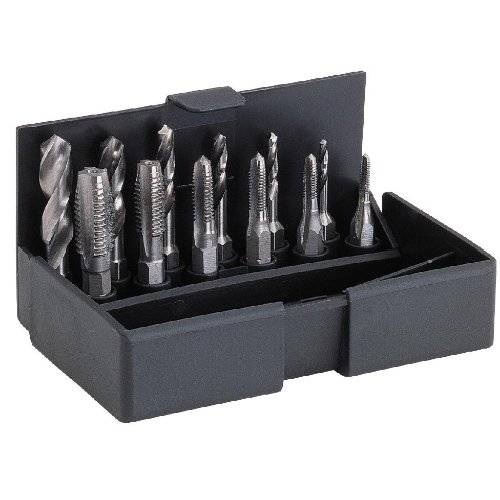 Bit-Satz Einschnittgewindebohrer M3-M10 + Spiralbohrer + Bit-Halter