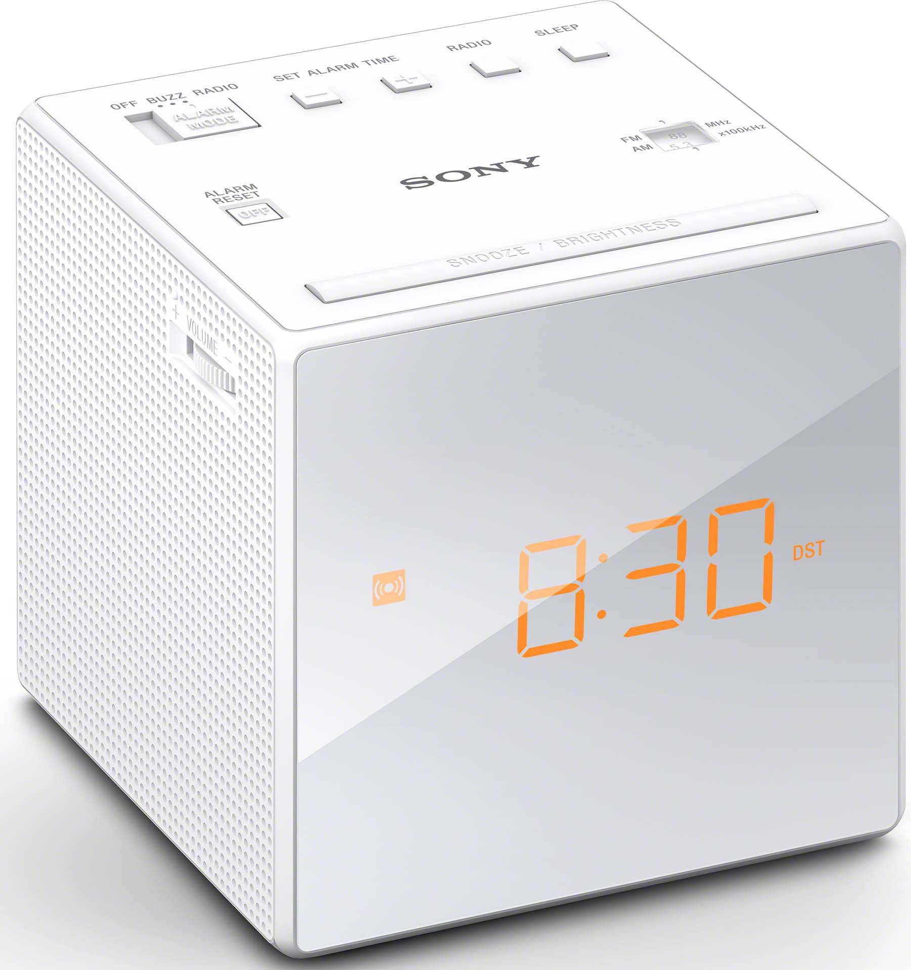 Sony ICF-C1 Radiowecker UKW, MW Weiß