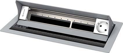 Kindermann Tischeinbaugehäuse 6-f.,1xStrom,si 7492000081