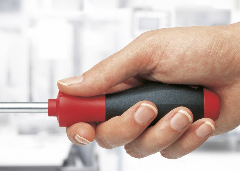 Wiha Werkstatt Schraubendreher-Set 6teilig Schlitz, Kreuzschlitz Pozidriv