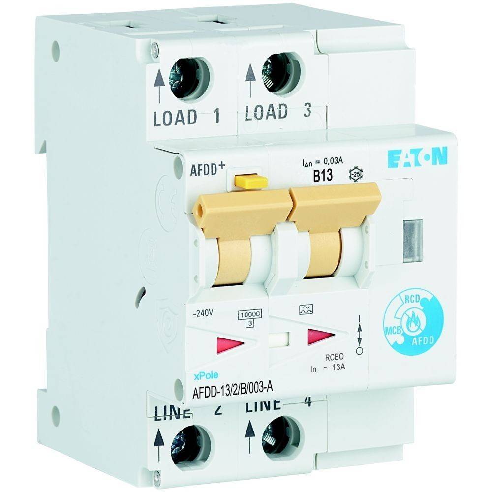 Eaton 187180 Brandschutzschalter 2polig 13 A 0.03 A 230 V/AC 1 St.