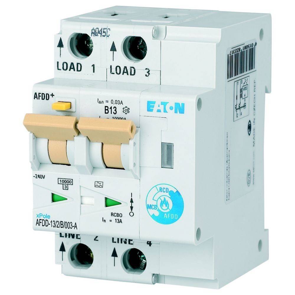 Eaton 187180 Brandschutzschalter 2polig 13 A 0.03 A 230 V/AC 1 St.