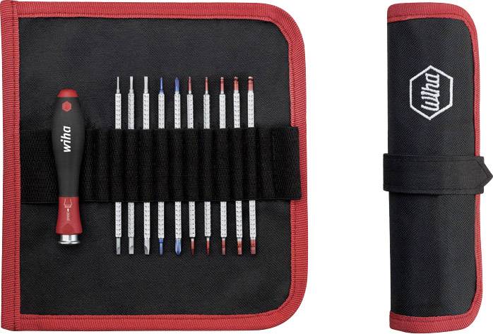 Wiha Werkstatt Wechselklingen-Set 11teilig Schlitz, Kreuzschlitz Phillips