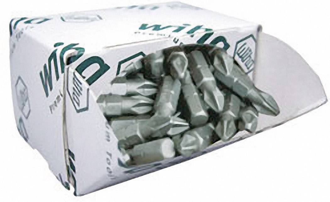 Wiha 08049 Kreuzschlitz-Bit PH 3 Chrom-Vanadium Stahl gehärtet C 6.3 50St.