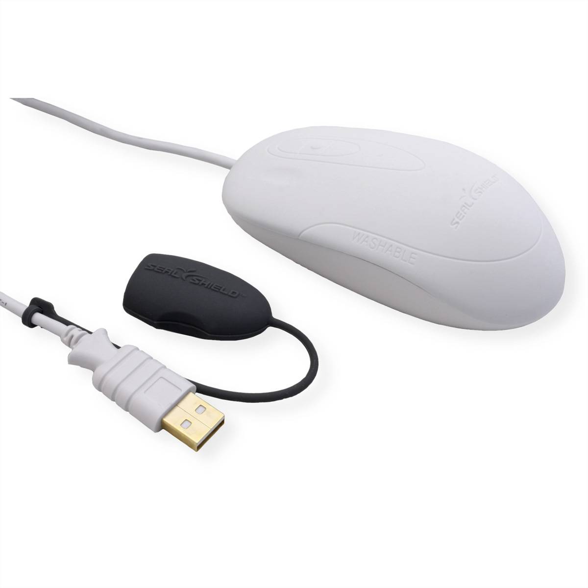 SEAL SHIELD Scroll Wheel Mouse white SSWM3