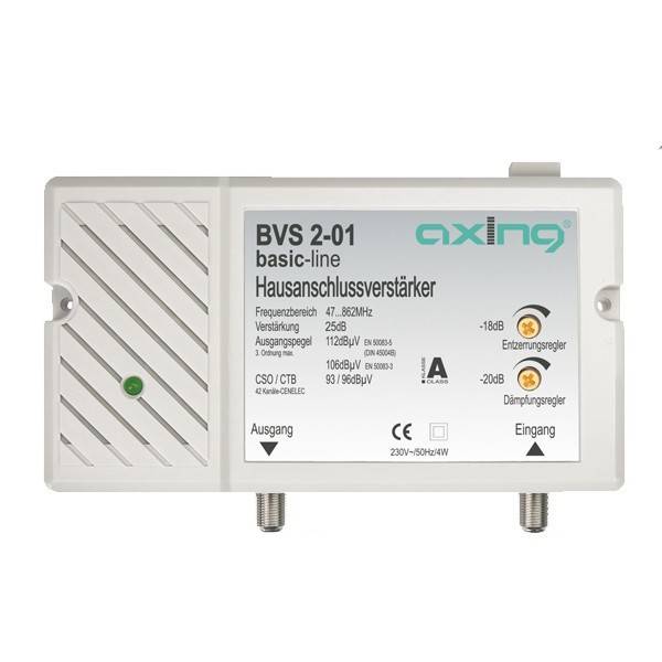 Axing BVS 2 -01 Kabel-TV Verstärker 25 dB