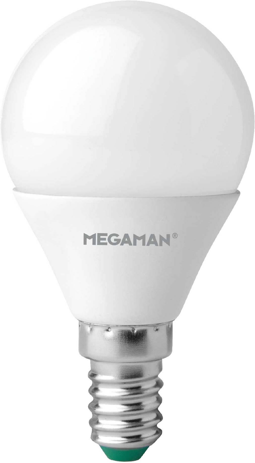 Megaman MM21088 LED EEK F (A - G) E14 Tropfenform 5.5 W = 40 W Neutralweiß (Ø x L) 45 mm x 84 mm 1 St.