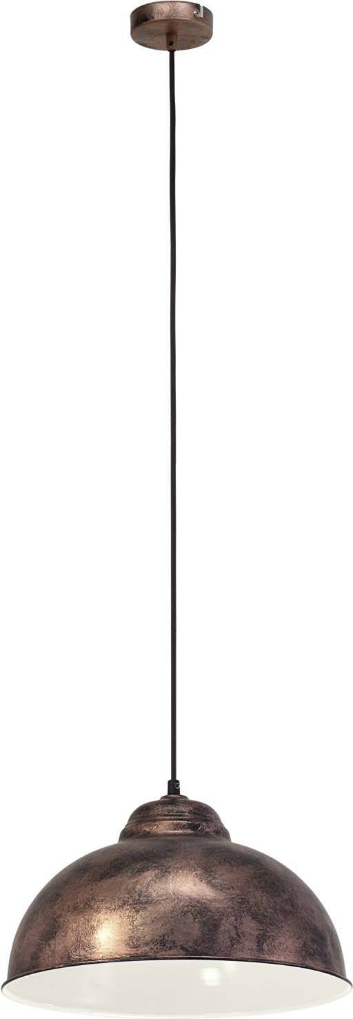 Eglo Pendelleuchte E27 1X60W cu-antik 49248