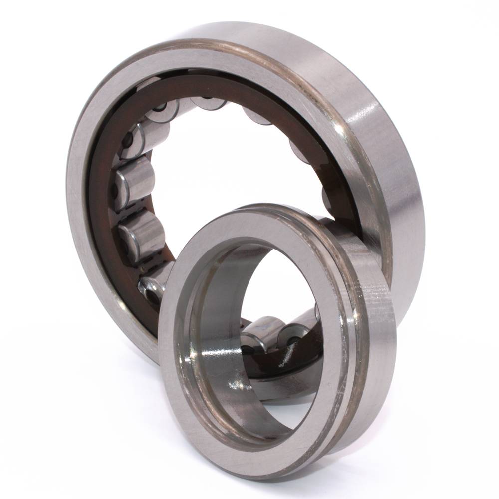 Zylinderrollenager NUP 211 ET NSK 55X100X21 mm Innenring mit einer Borde und Scheibe Polyamidkäfig