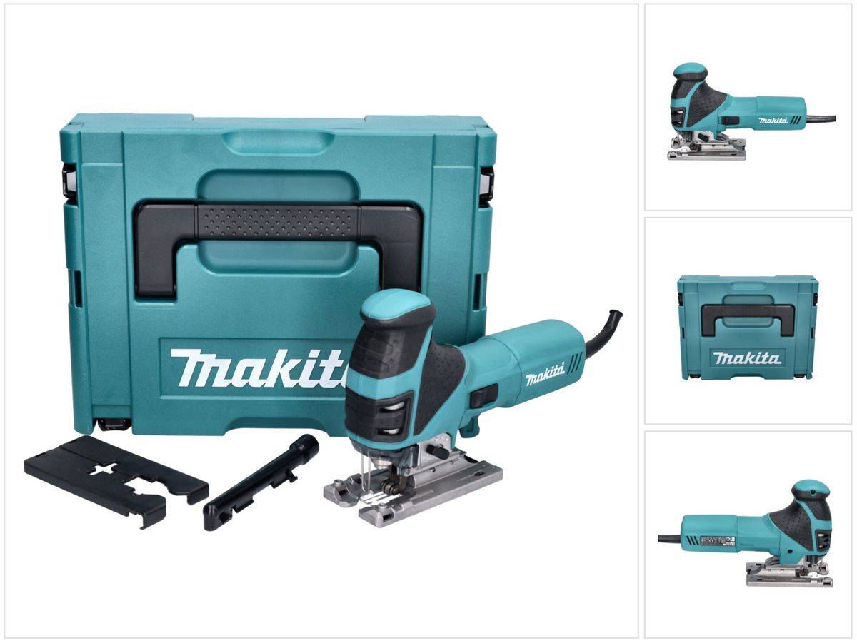 Makita 4351 FCTJ Pendelhubstichsäge 720W + 6 tlg. Sägeblattset + Makpac