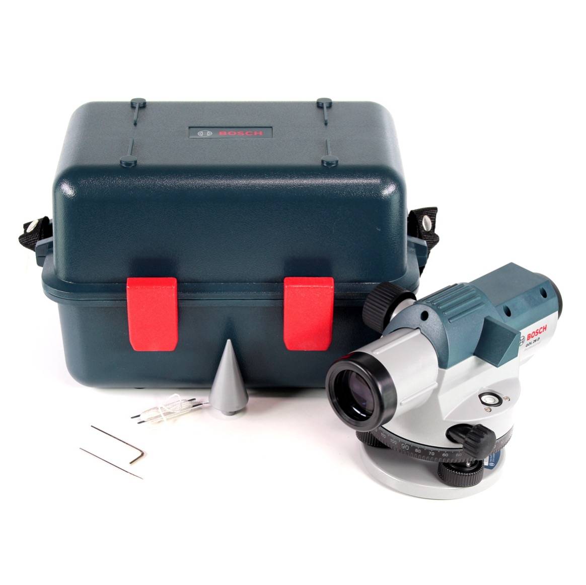 Bosch Professional GOL 26 D Optisches Nivelliergerät Reichweite (max.): 100 m Optische Vergrößerung (max.): 26 x