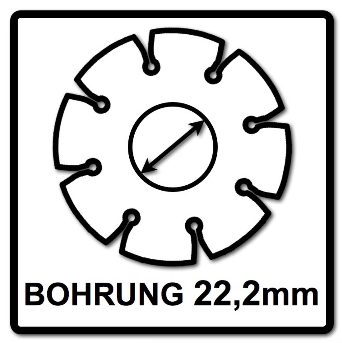 Makita Diamak 230 mm 1 Stk. ( D-61145 ) Diamant Trennscheibe für Stein, Beton Aufnahme 22,23 mm
