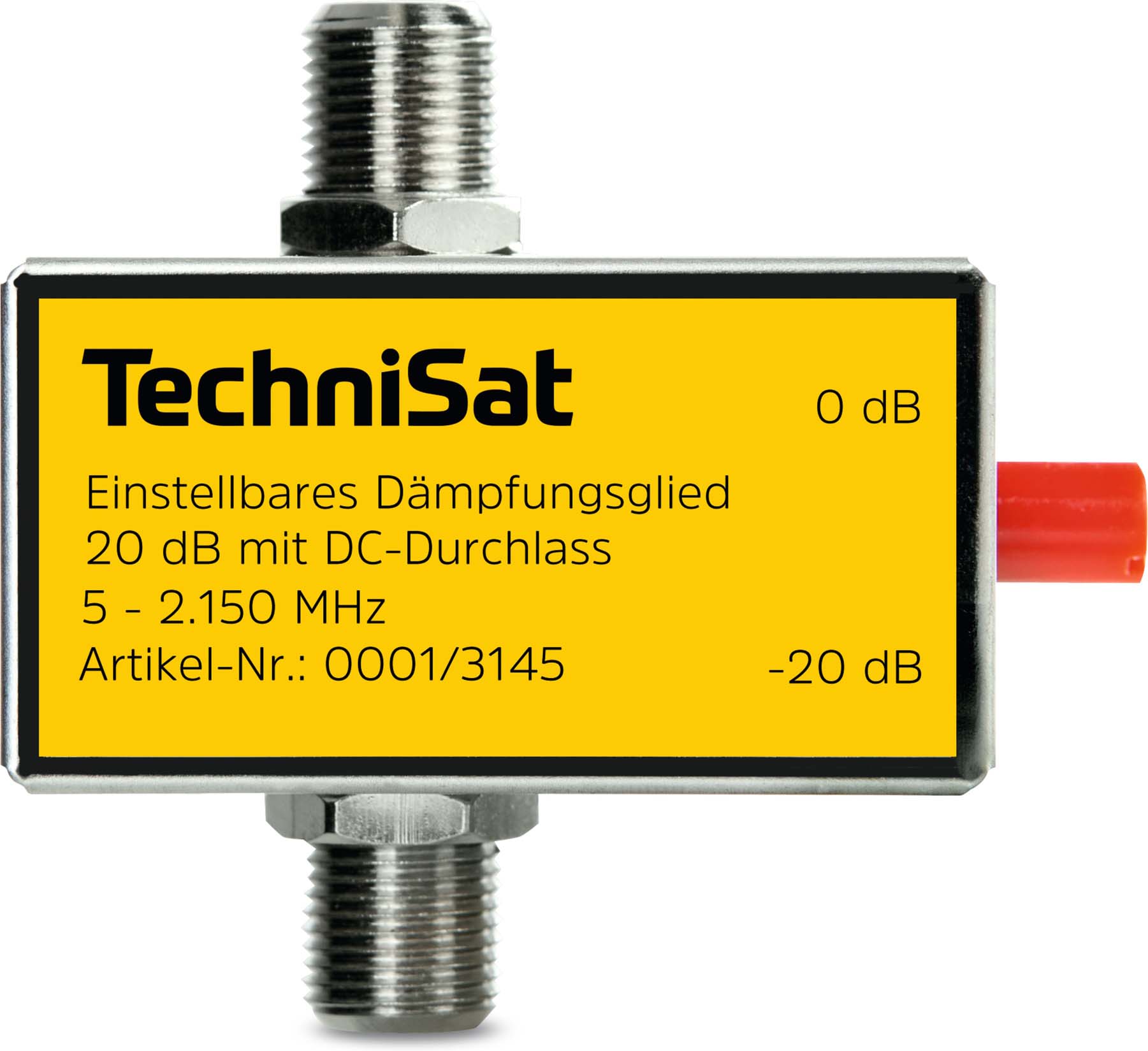 TechniSat Dämpfungsglied einstellbar 0001/3145