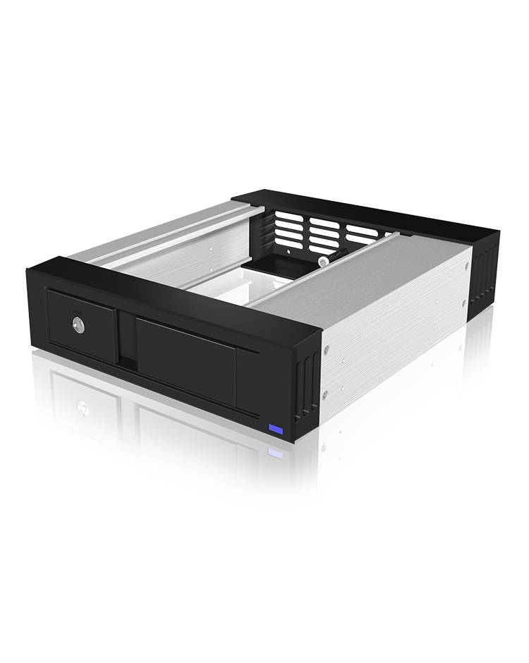 IB-158SSK-B, Wechselrahmen, 1x 3,5" SATA I-III oder SAS II HDD