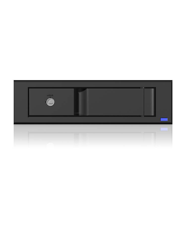 IB-158SSK-B, Wechselrahmen, 1x 3,5" SATA I-III oder SAS II HDD