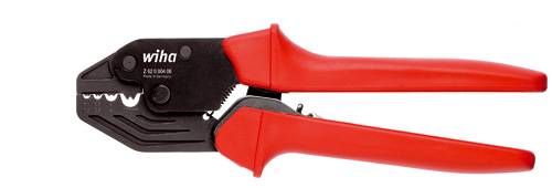 Wiha 33843 Crimpzange Unisolierte Kabelschuhe, Unisolierte Stiftkabelschuhe, Unisolierte Stoßverbin