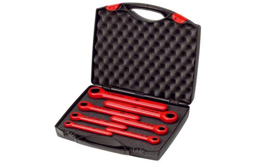 Wiha VDE + ESD 5589N K7 33181 Ratschen-Einringschlüssel-Satz 7teilig 8 - 19 mm DIN EN 60900