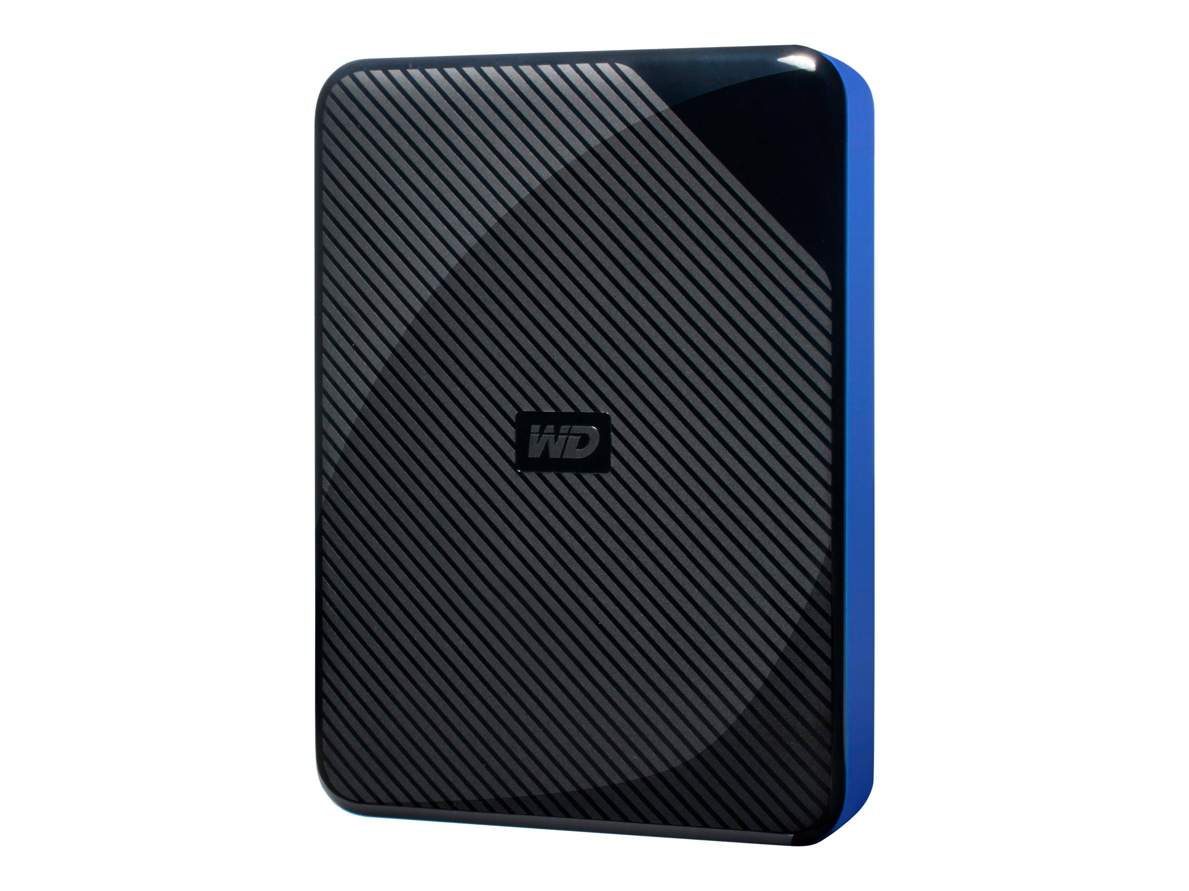 WD Gaming Drive Works With Playstation 4 4 TB Externe Festplatte 6.35 cm (2.5 Zoll) USB 3.2 Gen 1 (USB 3.0) Schwarz, Blau WDBM1M0040BBK-WESN