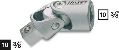 Hazet 8820 Universalgelenk Antrieb 3/8  (10 mm) 46.5 mm 1 St.