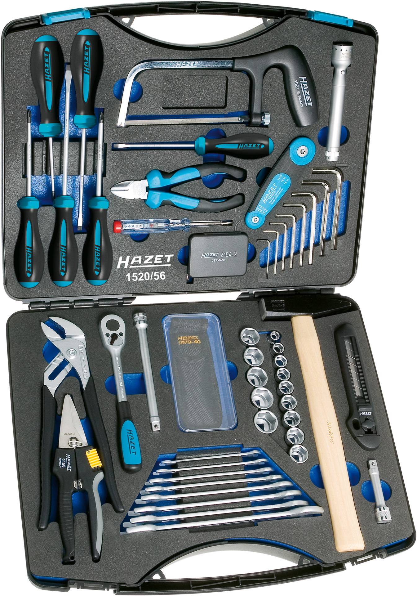 Hazet 1520/56 Werkzeugset Universal im Koffer 56teilig