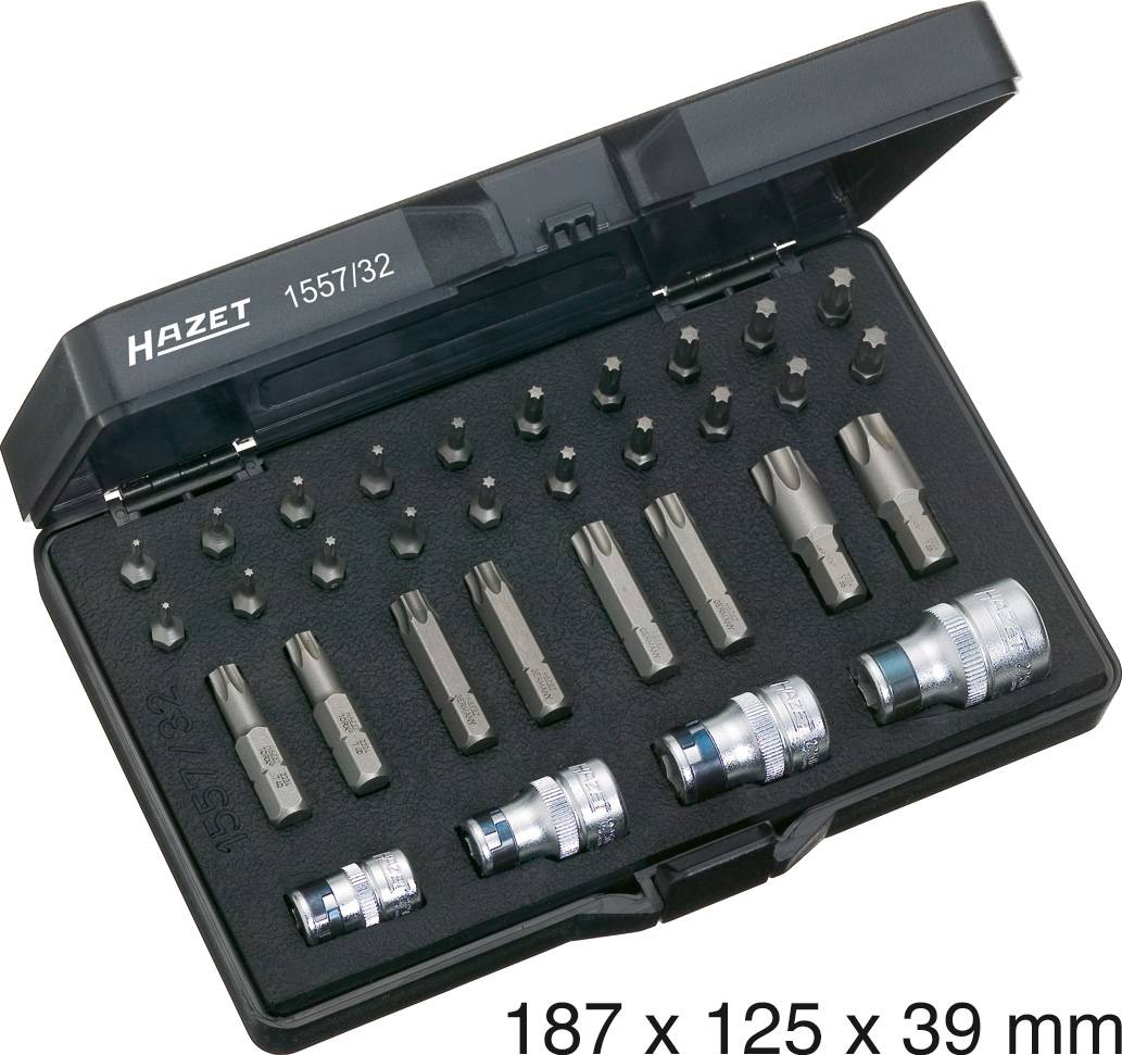 Hazet 1557/32 Bit-Set 32teilig Innen-TORX