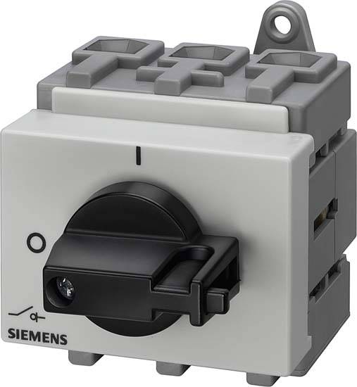 Lasttrennschalter Schwarz 3polig 35 mm² 63 A 690 V/AC Siemens 3LD25300TK11