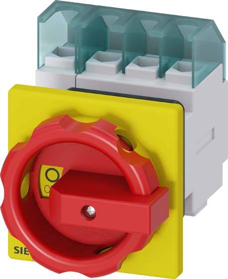 Lasttrennschalter Rot, Gelb 4polig 16 mm² 25 A 690 V/AC Siemens 3LD21541TL53