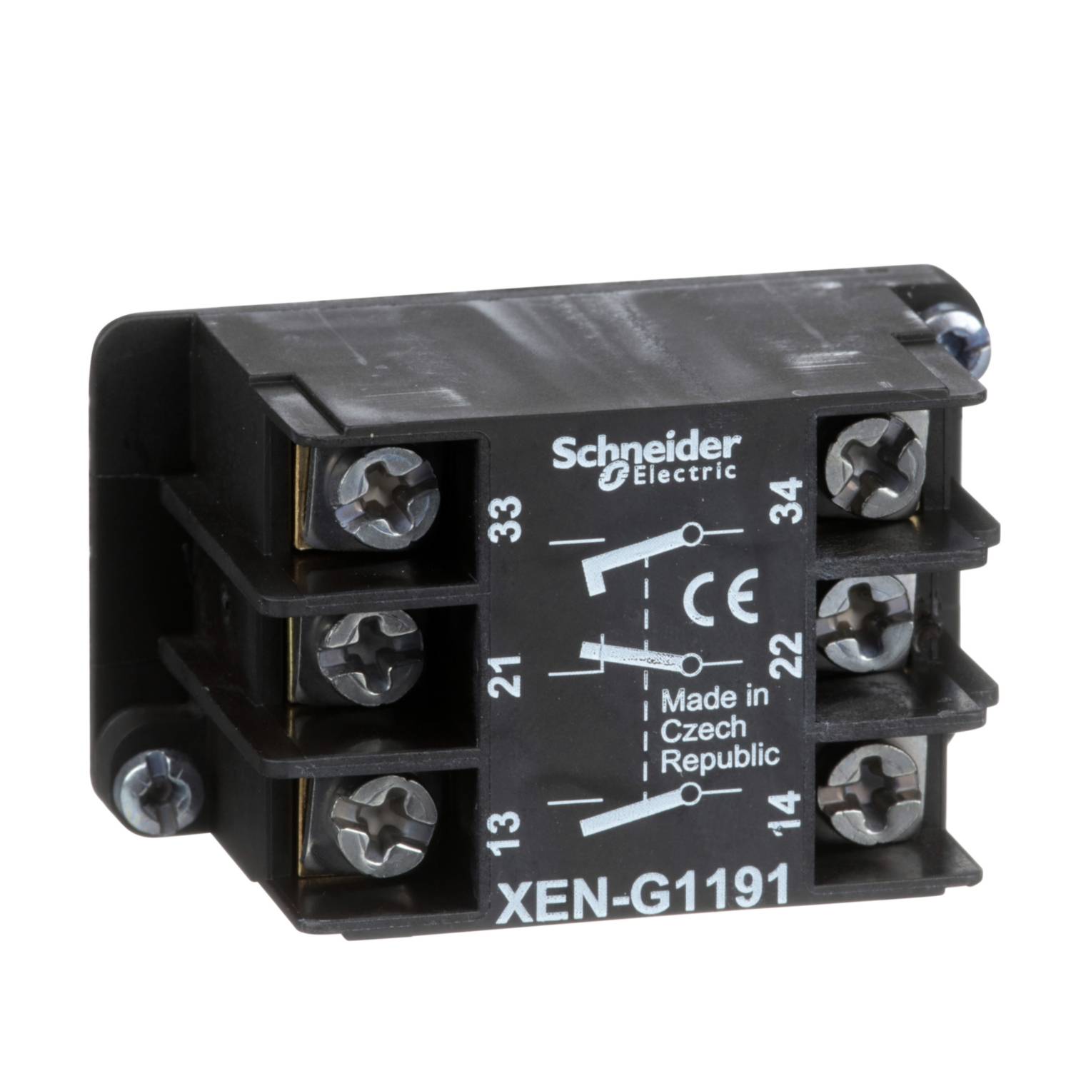 Schneider Electric XENG1191 XENG1191 Hilfsschalter 1 Öffner, 2 Schließer 1 St.