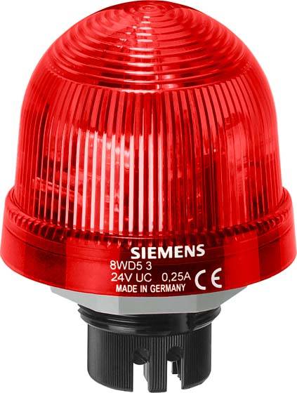 Siemens 8WD5300-1AB Signallampe (Ø x H) 70 mm x 66 mm Rot 1 St.