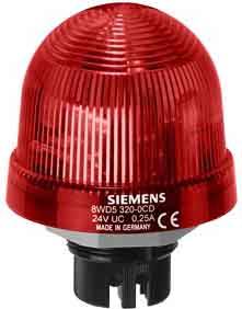 Siemens 8WD5300-1AB Signallampe (Ø x H) 70 mm x 66 mm Rot 1 St.