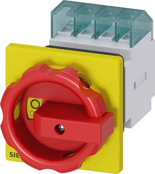 Lasttrennschalter Rot, Gelb 4polig 6 mm² 16 A 690 V/AC Siemens 3LD20541TL53