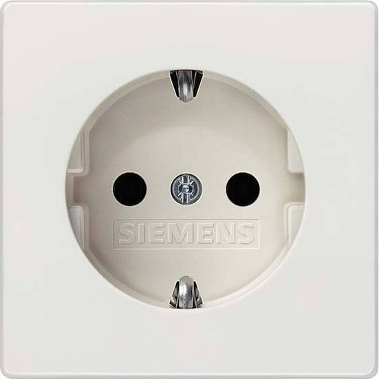 Siemens Schalterprogramm Schutzkontakt-Steckdose Delta Weiß 5UB1855