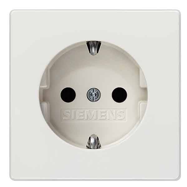 Siemens Schalterprogramm Schutzkontakt-Steckdose Delta Weiß 5UB1855