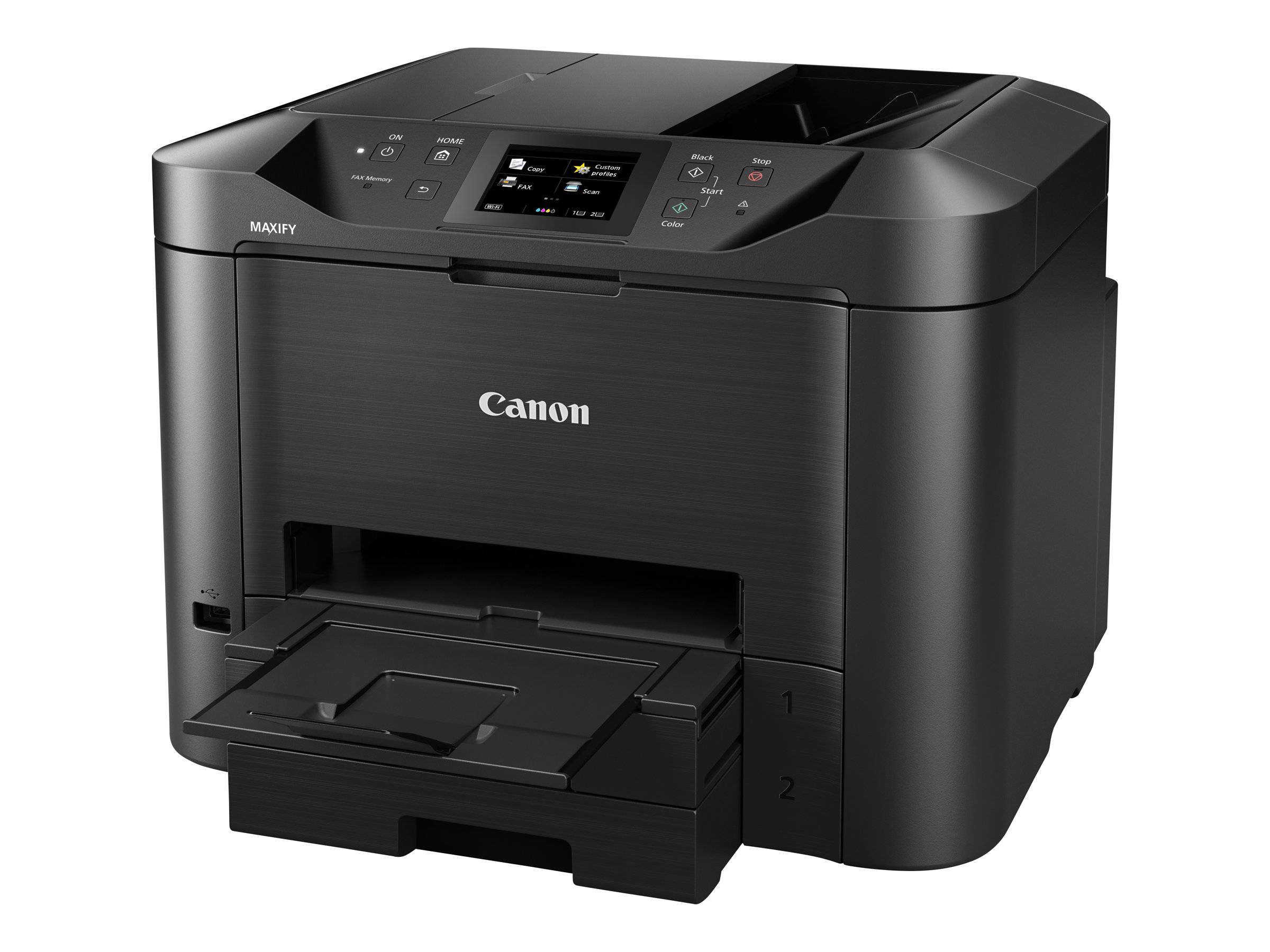 Canon MAXIFY MB5450 Multifunktionsdrucker Tintenstrahl Farbe A4 Drucker, Scanner, Kopierer, Fax LAN, WLAN, Duplex, Duplex-ADF