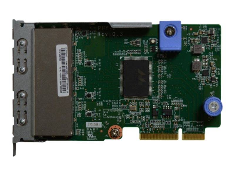 Lenovo ThinkSystem - Netzwerkadapter - LAN-on-motherboard (LOM) - Gigabit Ethernet x 4 - für ThinkAgile VX Certified Nod