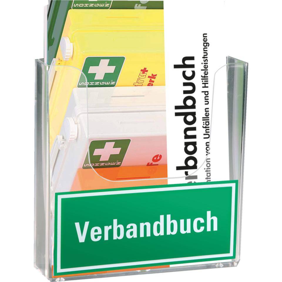 K.57 Halter für Verbandbuch, DIN A4, inkl.Etikett Verbandbuch