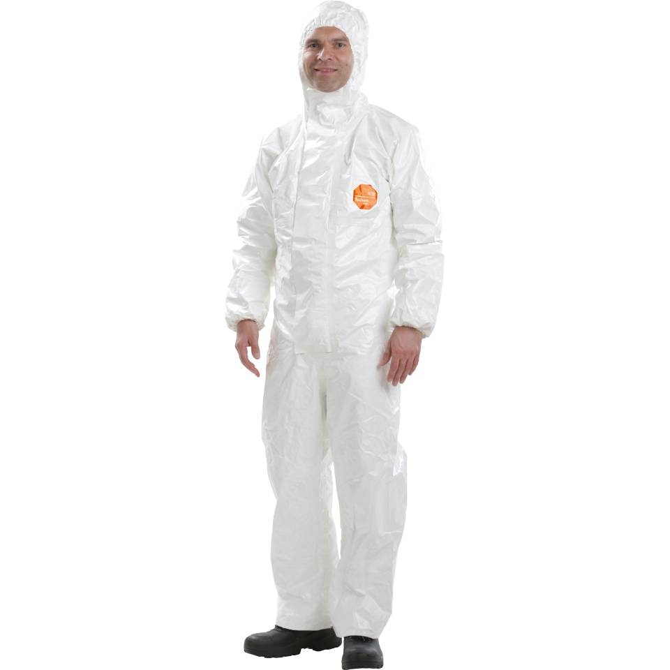 Tychem® 4000 S Chemikalien-Schutzoverall, Modell CHZ5, Kat.III, weiß, Größe L