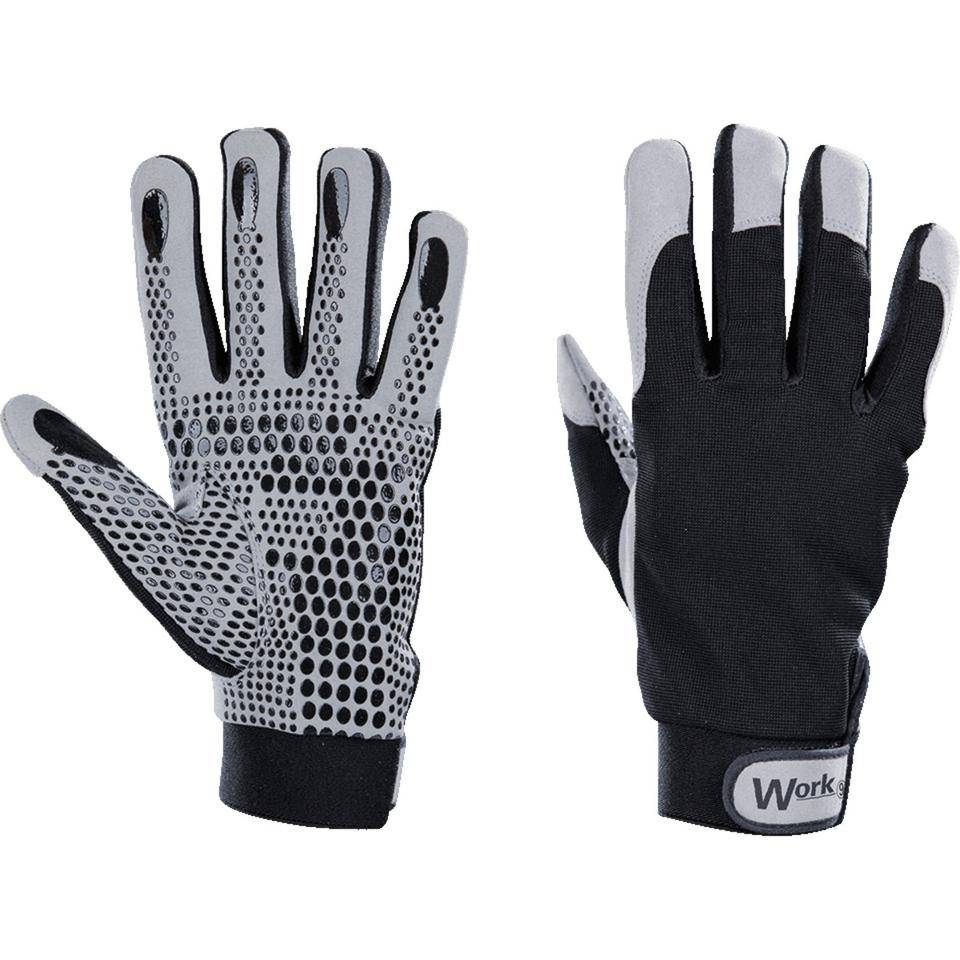 Work Schnitt-Schutzhandschuh SecuGrip® VCD, EN 388, Level 4X33C,sw/gr, Größe 12, EN 388