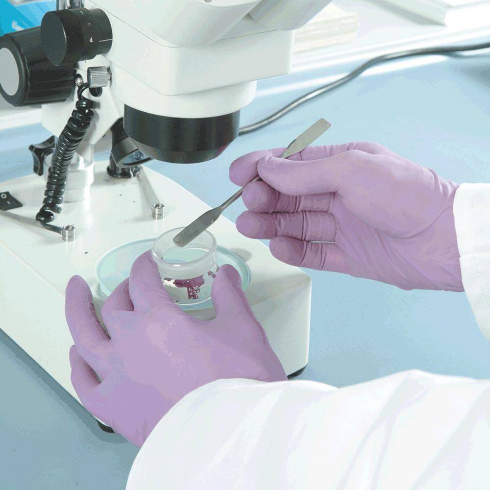 Kimtech™ Einmalhandschuh Purple Nitrile™Xtra™, Kat.III, latexfrei, puderfrei, Nitril, Größe M, 50/VE