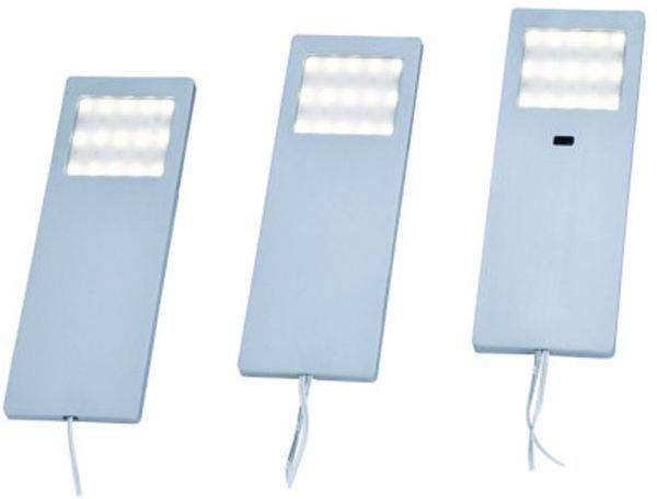 Paul Neuhaus Unterbauleuchte 3er Set 3000K aluminium 1121-95-3